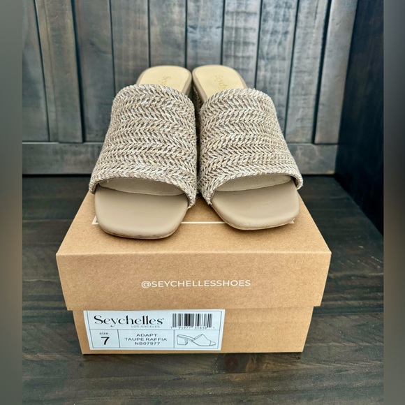 Seychelles Tapia Raffia Sandal Sz 7 - Picture 6 of 8